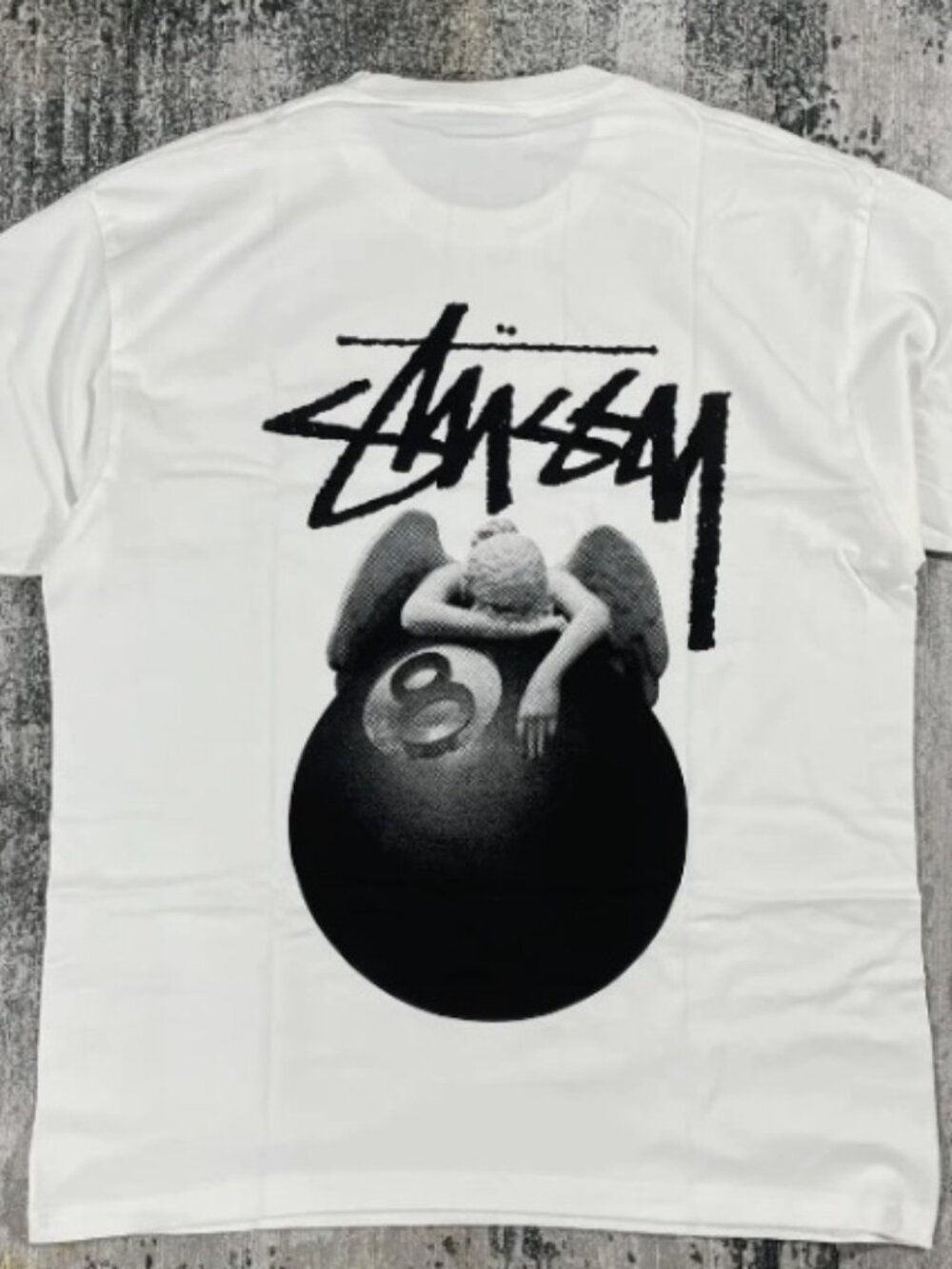 New w Tag $295 From Goat Stussy Angel Tee Shirt Sz M  190 4842
